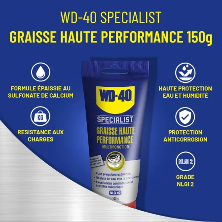 Graisse Haute Performance Multifonction WD-40 Specialist 150 g